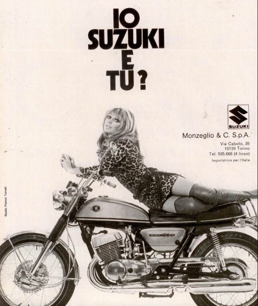 Girls and motorcycles — 20 wonderful retro pictures