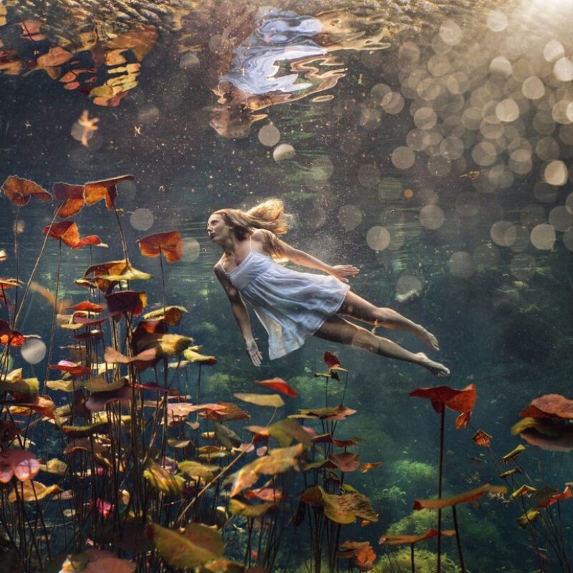 Girls under water in stunning pictures of freediver photographer Lexi Line