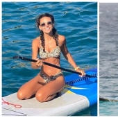 Girls with a paddle: celebrities who are fond of SUP-surfing Girls with a paddle: celebrities who are fond of SUP-surfing