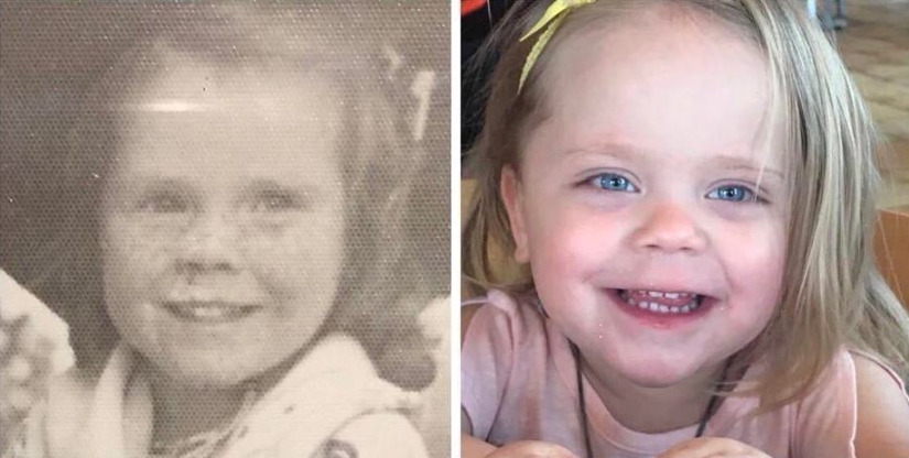 Grandchildren have recreated photos of their grandparents in his youth, showing the incredible power of genes Grandchildren have recreated photos of their grandparents in his youth, showing the incredible power of genes