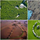 Great Britain from a bird's eye view