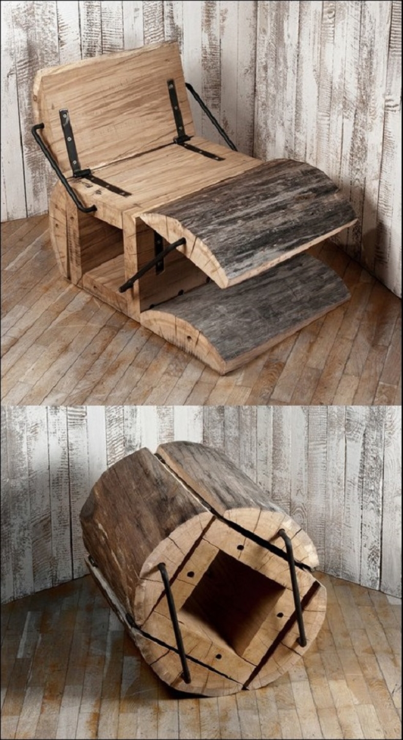 Hay hierba en el patio, leña en la hierba Hay hierba en el patio, leña en la hierba