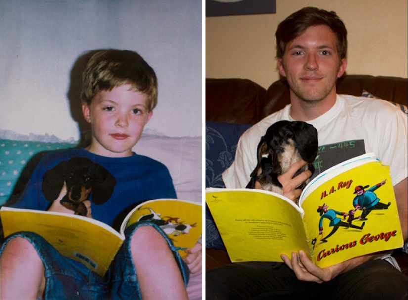 Heart breaks: the first and last photos of the owners with their pets