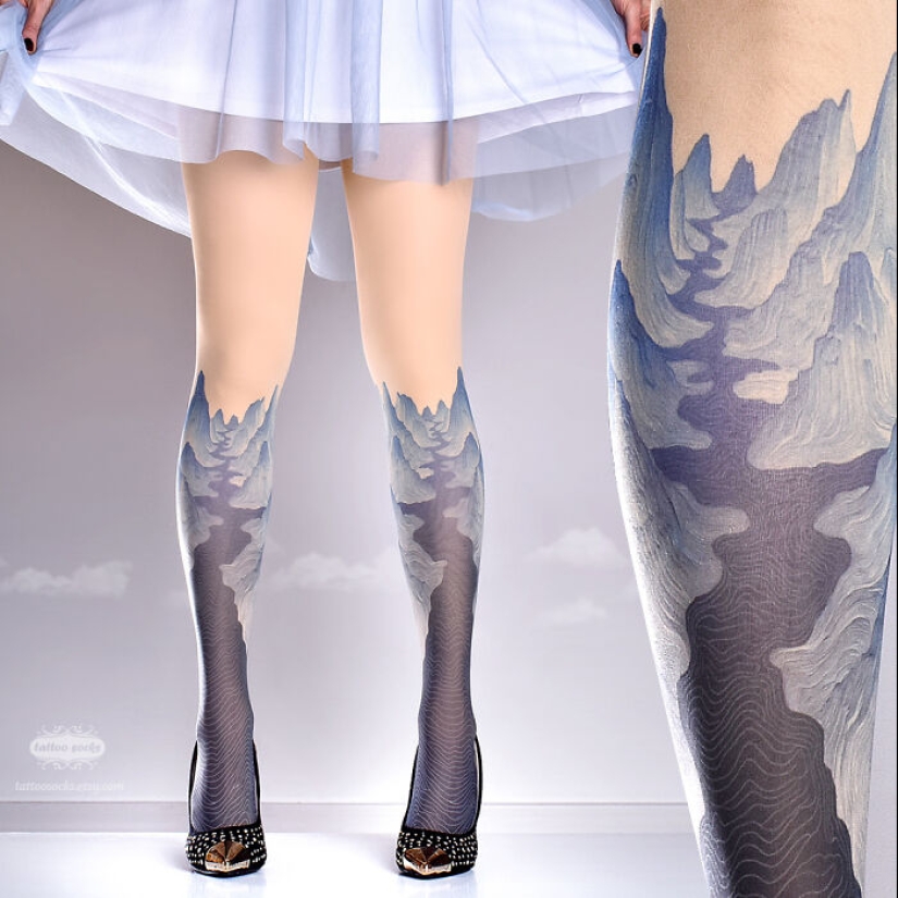 Here Are 16 Tattoo Tights That I Recently Designed