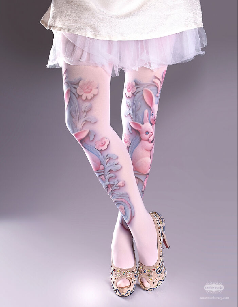 Here Are 16 Tattoo Tights That I Recently Designed