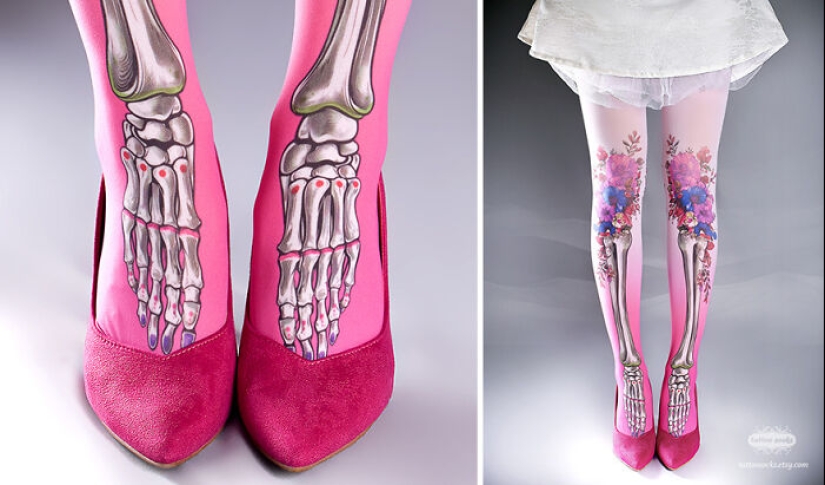 Here Are 16 Tattoo Tights That I Recently Designed