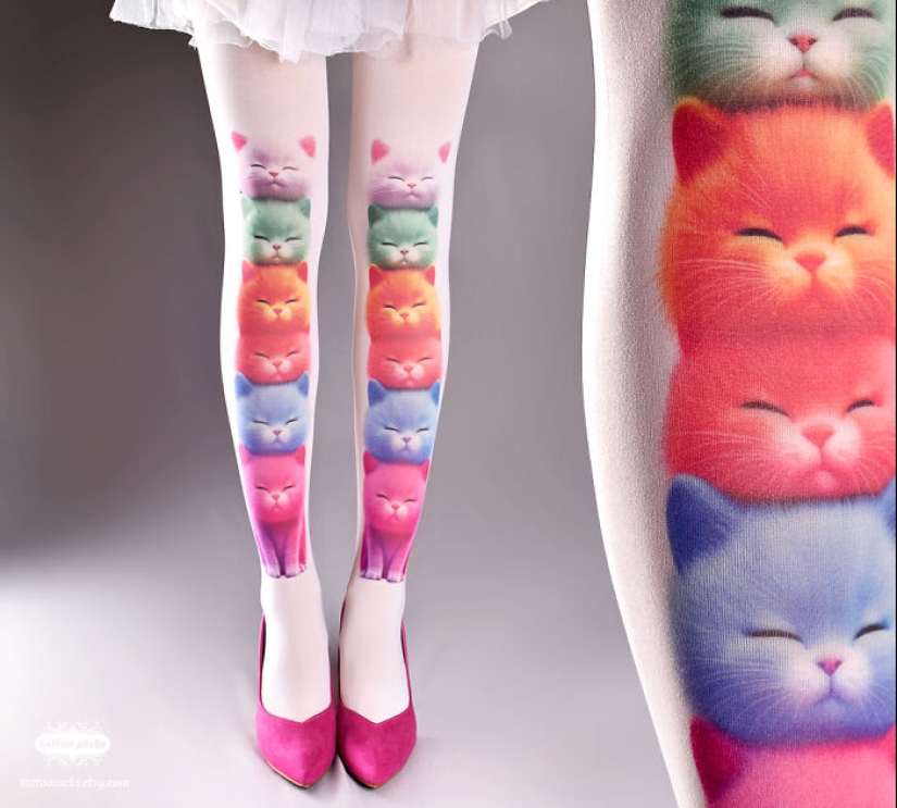 Here Are 16 Tattoo Tights That I Recently Designed