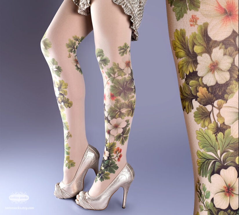 Here Are 16 Tattoo Tights That I Recently Designed