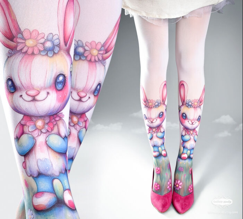 Here Are 16 Tattoo Tights That I Recently Designed