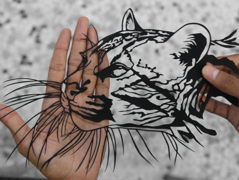 Here's how to cut it out of paper! Here's how to cut it out of paper!