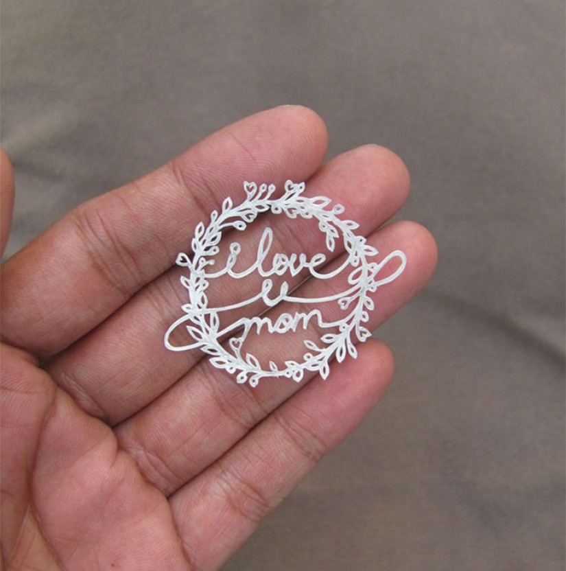 Here's how to cut it out of paper! Here's how to cut it out of paper!