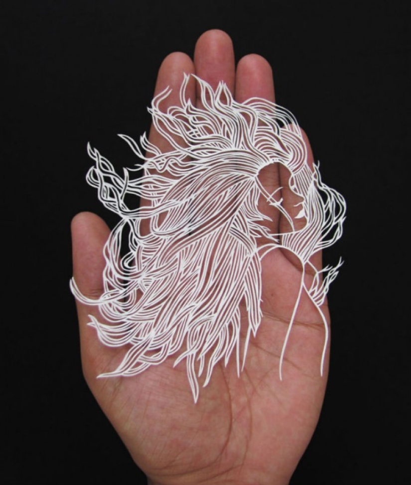 Here's how to cut it out of paper! Here's how to cut it out of paper!