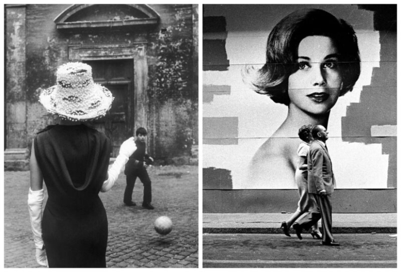 Hermosa Italia de los años 50 y 60 en marcos en blanco y negro de Paolo Di Paolo