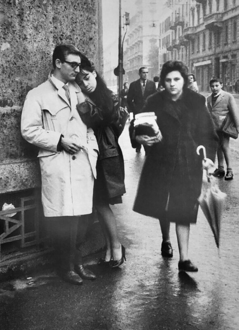 Hermosa Italia de los años 50 y 60 en marcos en blanco y negro de Paolo Di Paolo