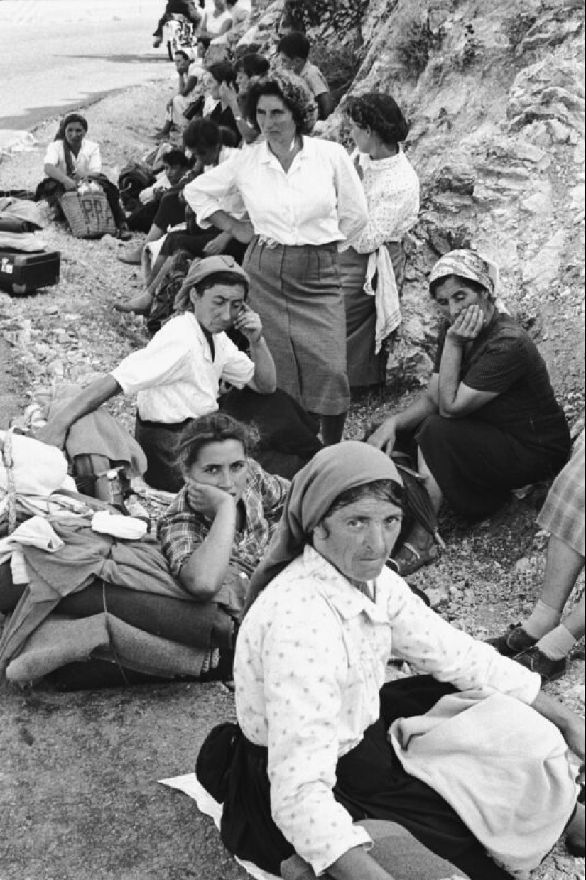 Hermosa Italia de los años 50 y 60 en marcos en blanco y negro de Paolo Di Paolo