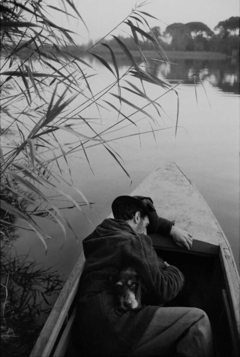 Hermosa Italia de los años 50 y 60 en marcos en blanco y negro de Paolo Di Paolo