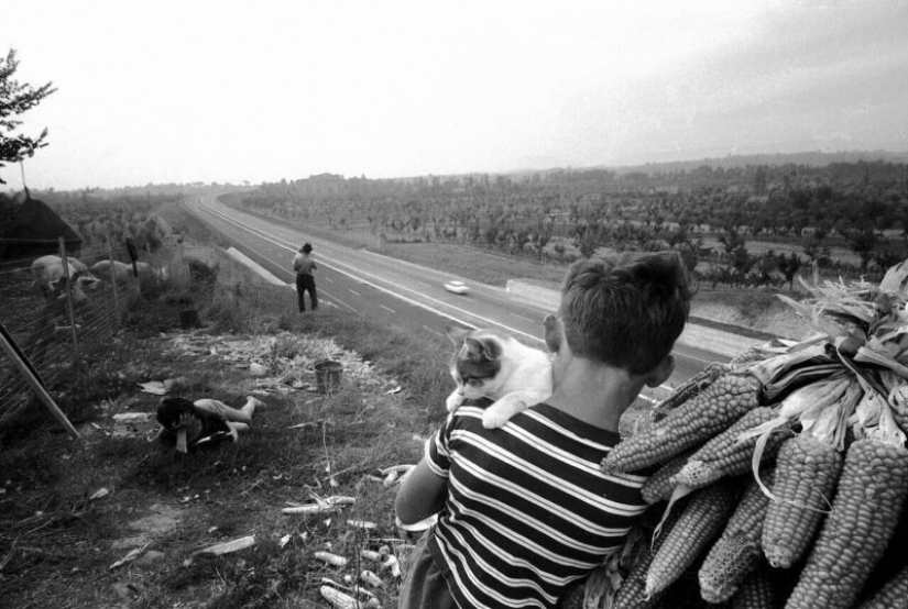 Hermosa Italia de los años 50 y 60 en marcos en blanco y negro de Paolo Di Paolo