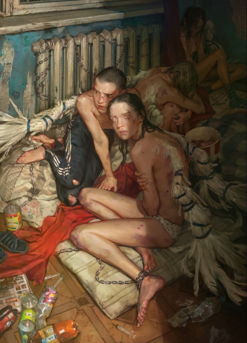 Historias de miedo de la artista Yulia Litvinova