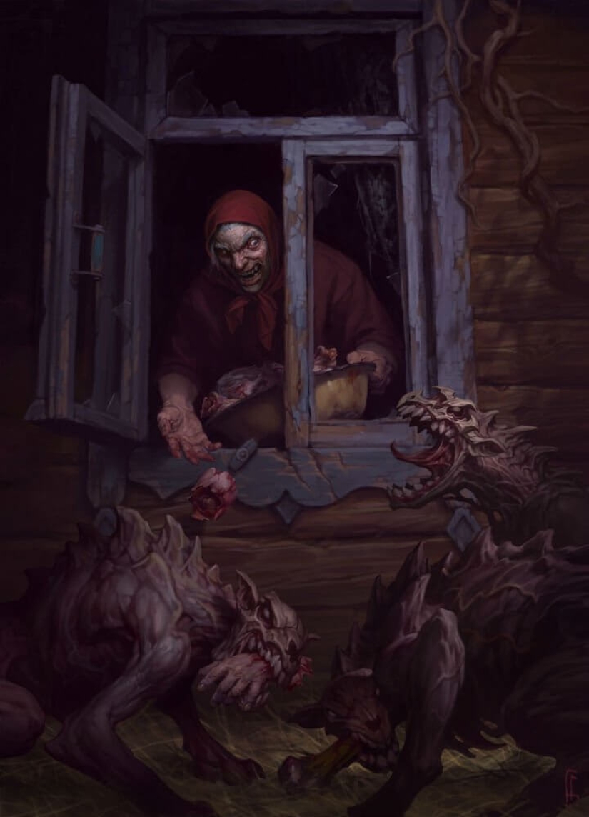 Historias de miedo de la artista Yulia Litvinova