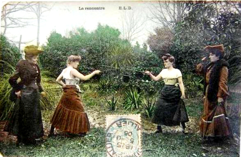History of women's duels History of women's duels