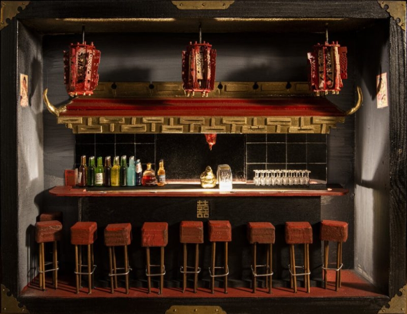 Honey, I shrunk the beer: American miniature makes an exact copy of bars