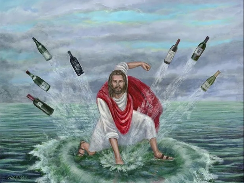 Hooligan artist Travis Chapman and his provocative paintings