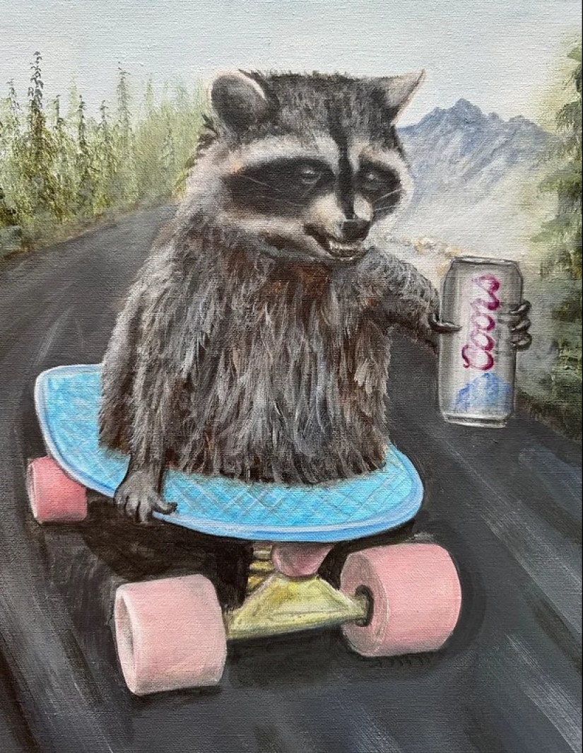 Hooligan artist Travis Chapman and his provocative paintings