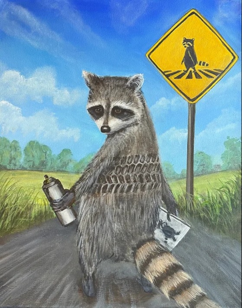 Hooligan artist Travis Chapman and his provocative paintings