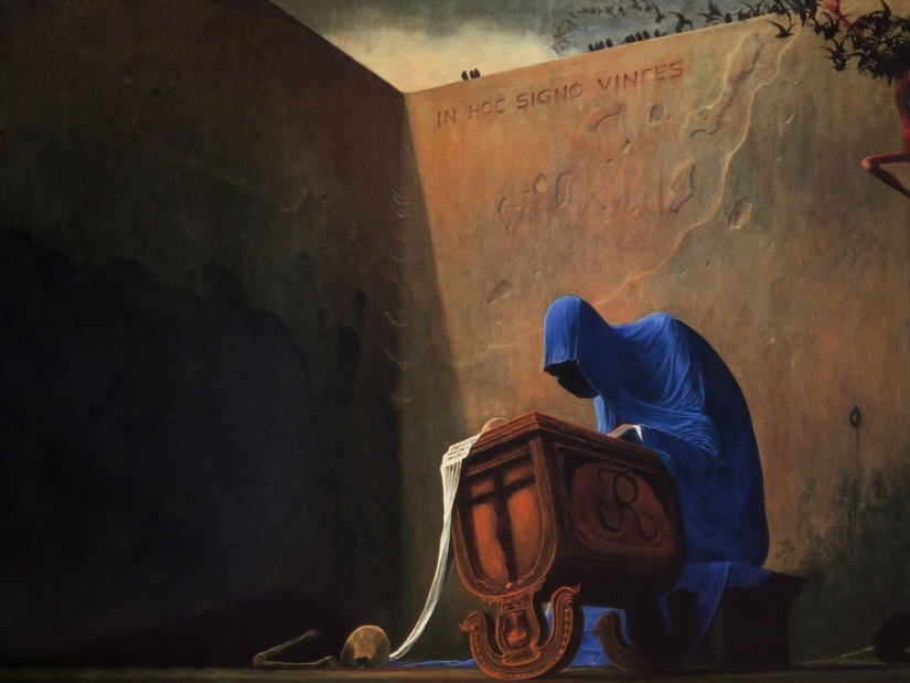 Horrifying paintings of a Polish artist killed by crazed teenagers