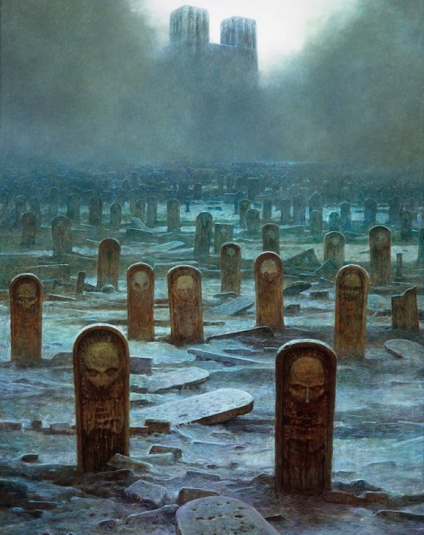 Horrifying paintings of a Polish artist killed by crazed teenagers