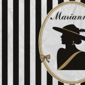 How a striped bag with a lady in a hat appeared - one of the symbols of the 90s How a striped bag with a lady in a hat appeared - one of the symbols of the 90s