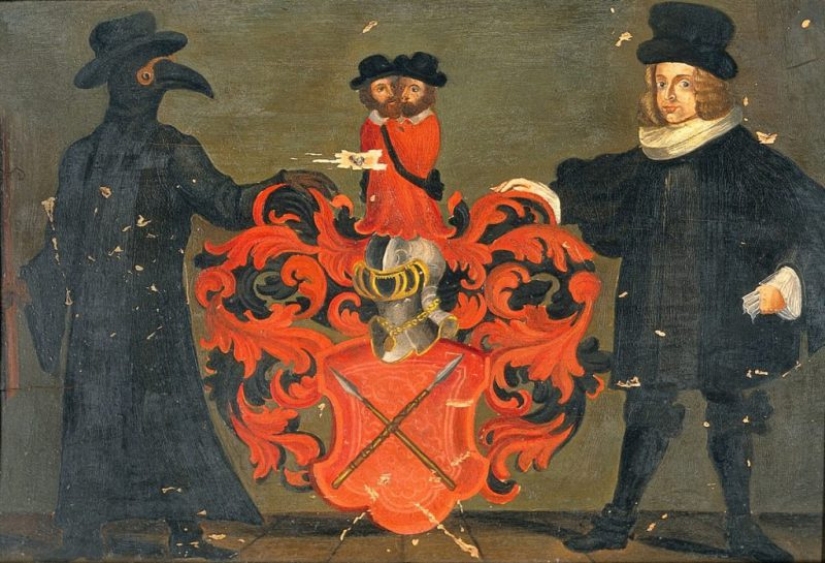 How did the costume of the plague doctor and why he looks so weird