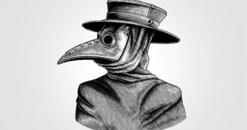 How did the costume of the plague doctor and why he looks so weird