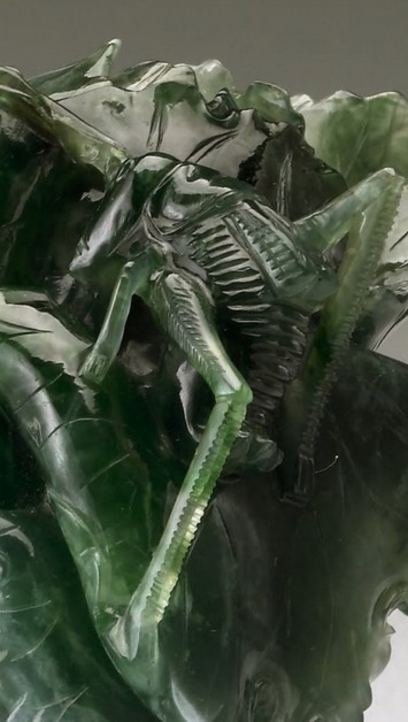 How did the famous Chinese “Meat Stone” appear?