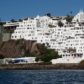 How does the hotel-the sculpture, which was built 36 years