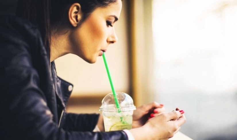 How drinking straws were invented