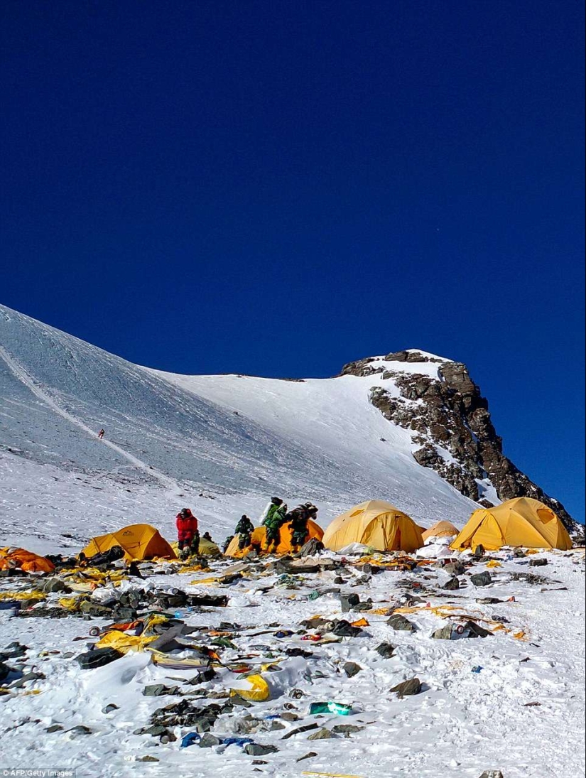 How Everest turned into the highest trash