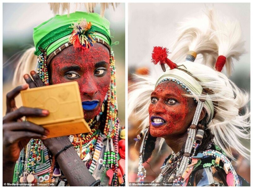 How is a beauty pageant among the men of the tribe wodaabe who judge teen girls
