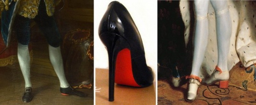 How the legendary red sole appeared on Louboutin shoes