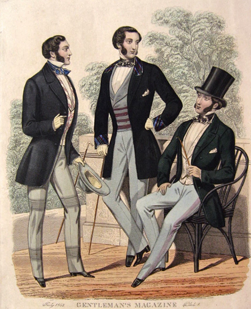 "How the London dandy is dressed...", or What we know about the metrosexuals of the past