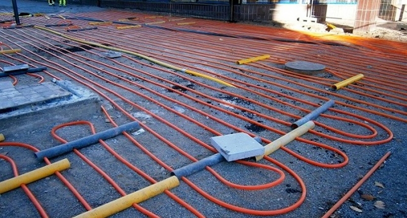 How the sidewalks are heated in Iceland