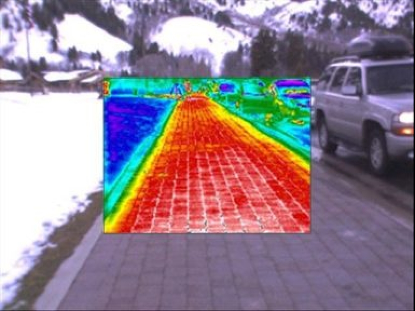 How the sidewalks are heated in Iceland