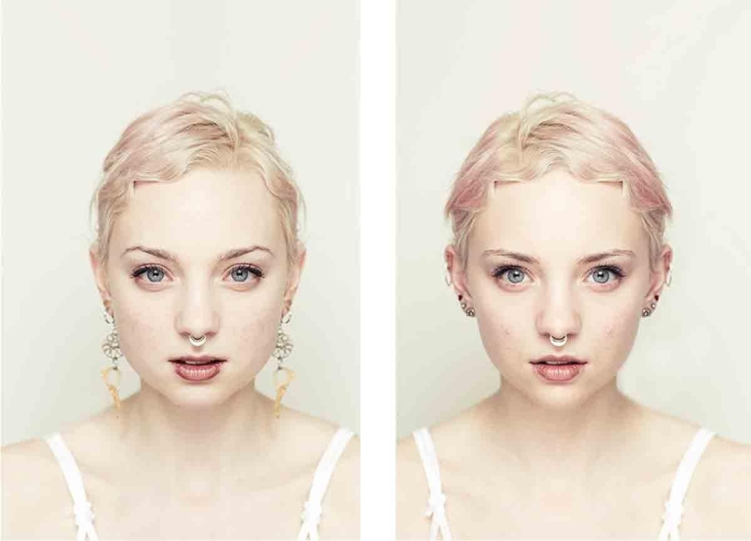 How to look perfectly symmetrical face