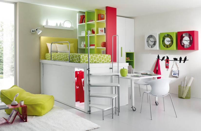How to save space in a children's room