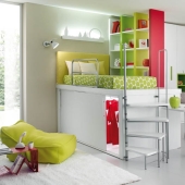 How to save space in a children's room How to save space in a children's room