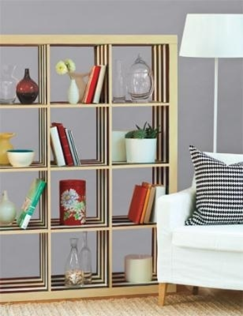 How to update things with self-adhesive tape