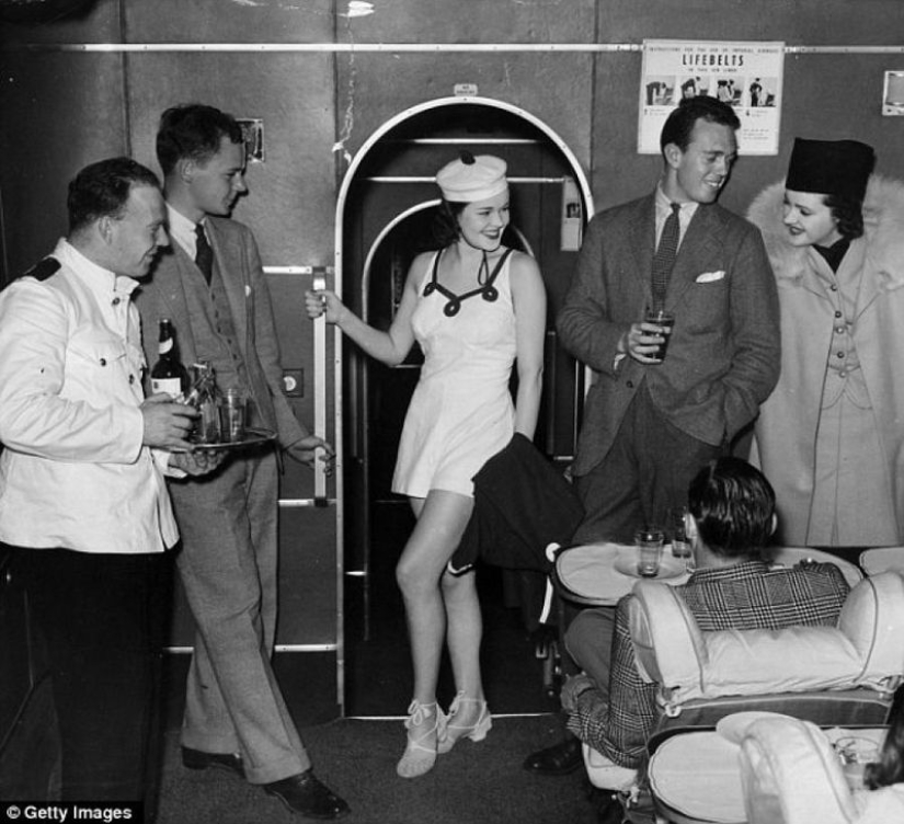 How we used to fly first class: caviar, any alcohol, smoking right in the seat and a full-fledged berth