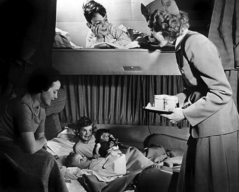 How we used to fly first class: caviar, any alcohol, smoking right in the seat and a full-fledged berth