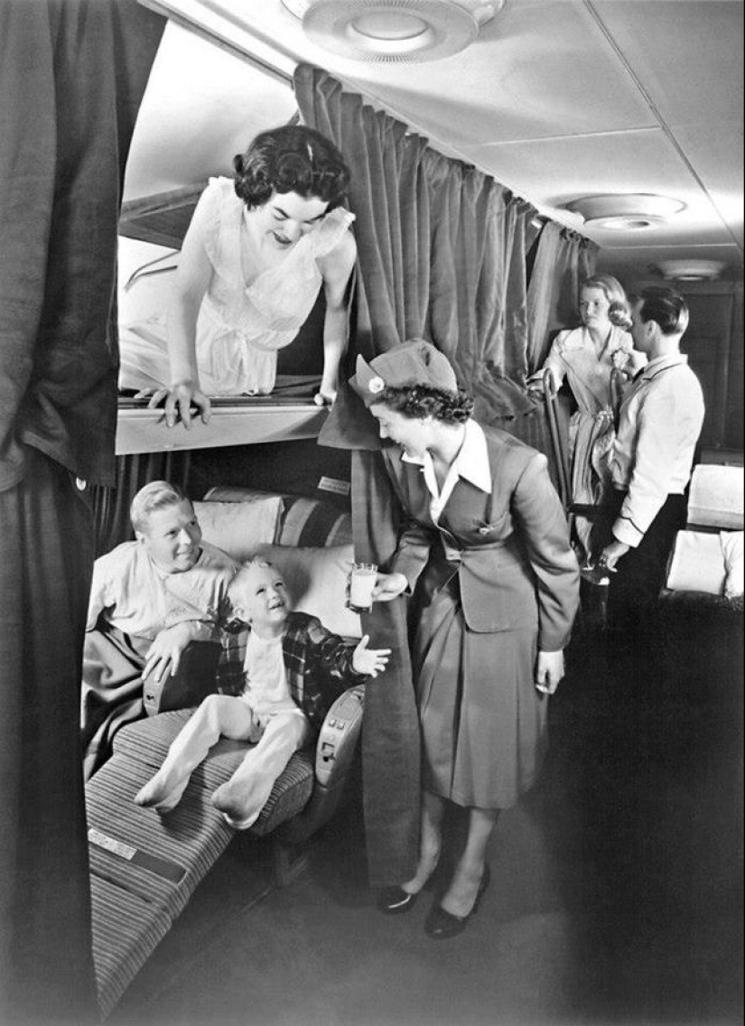 How we used to fly first class: caviar, any alcohol, smoking right in the seat and a full-fledged berth