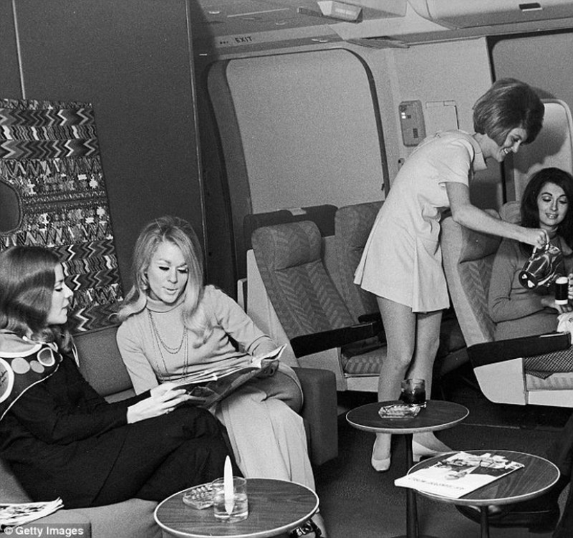 How we used to fly first class: caviar, any alcohol, smoking right in the seat and a full-fledged berth